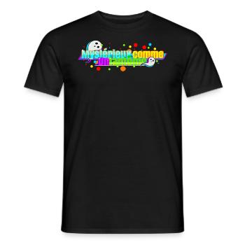 Mystérieux comme un fantôme - T-shirt homme - noir - Devant - AI Model Male 178 light (178cm)