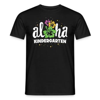 Aloha Kindergärtnerin Erster Tag zurück - Männer T-Shirt - Schwarz - Vorne - AI Model Male 178 light (178cm)