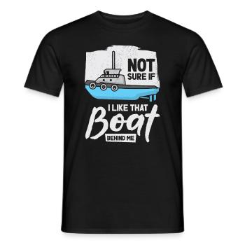 Schlepper Segler Kapitän Bootseigner Meer - Männer T-Shirt - Schwarz - Vorne - AI Model Male 178 light (178cm)