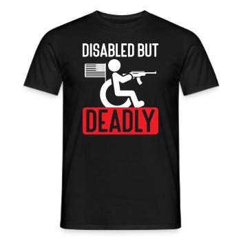 2nd Amendment Gun Lover Pro Gun Control - Men's T-Shirt - black - Front - AI Model Male 178 light (178cm)