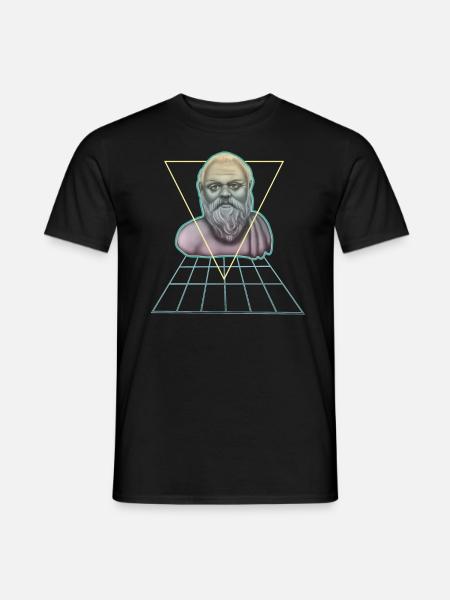 Socrates Greek Philosopher Modern - Men's T-Shirt - black