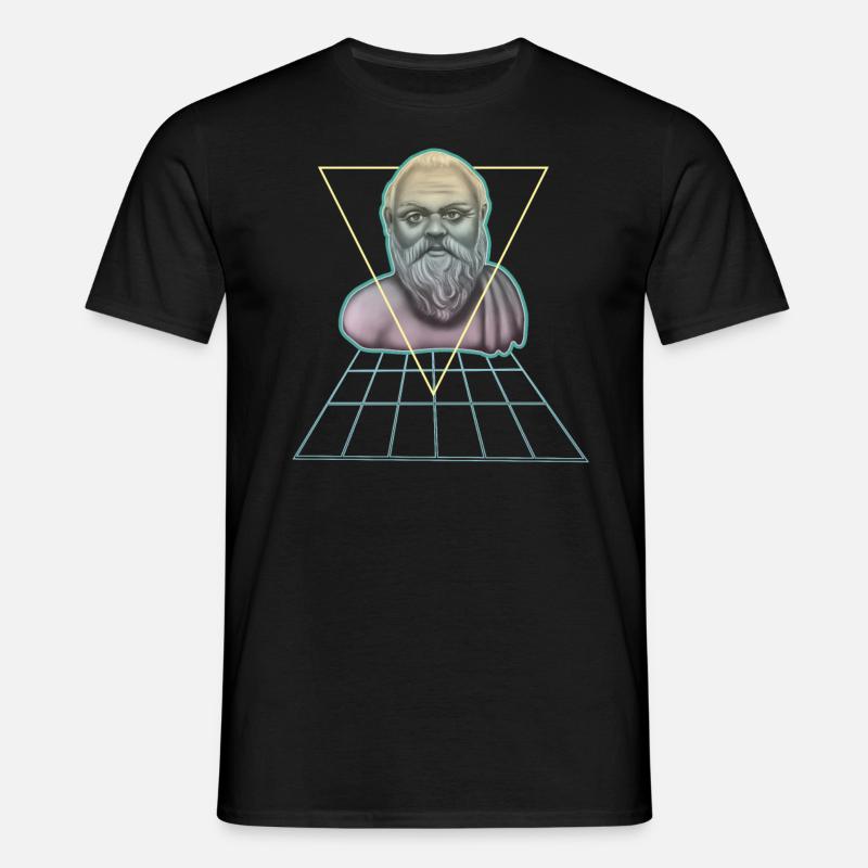 Socrate Philosophe grec moderne - T-shirt Homme - noir