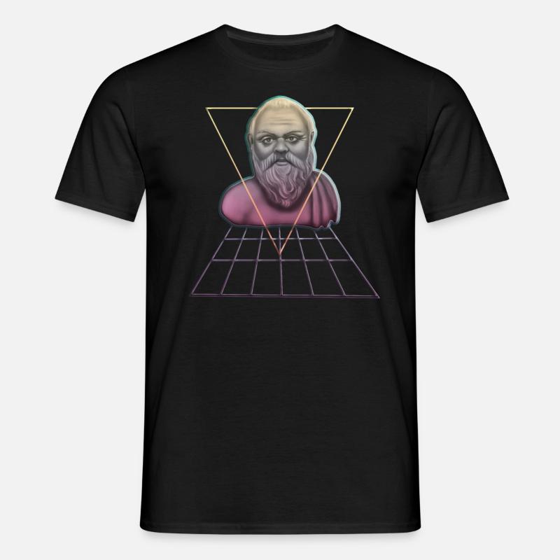 Socrates Philosopher Student Gift - Men's T-Shirt - black