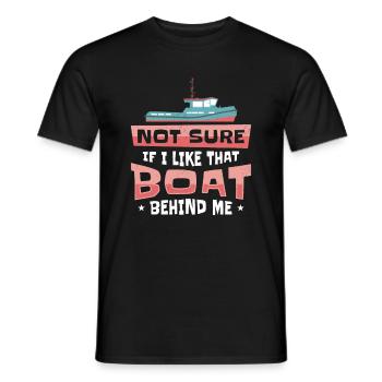 Schlepper Segler Kapitän Bootseigner Meer - Männer T-Shirt - Schwarz - Vorne - AI Model Male 178 light (178cm)