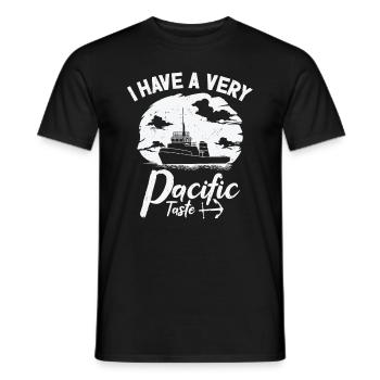 Schlepper Segeln Pacific Sea Breeze Watercraft - Männer T-Shirt - Schwarz - Vorne - AI Model Male 178 light (178cm)