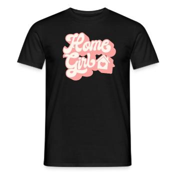 Accueil Fille Drôle cadeau pour bureau d’agent immobilier - T-shirt homme - noir - Devant - AI Model Male 178 light (178cm)