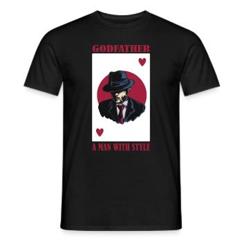 Herren Patenonkel Pate Patenschaft Onkel Patenkind - Männer T-Shirt - Schwarz - Vorne - AI Model Male 178 light (178cm)