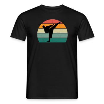 Kampfsportler Kampfsport Judo Aikido Karate Boxen - Männer T-Shirt - Schwarz - Vorne - AI Model Male 178 light (178cm)