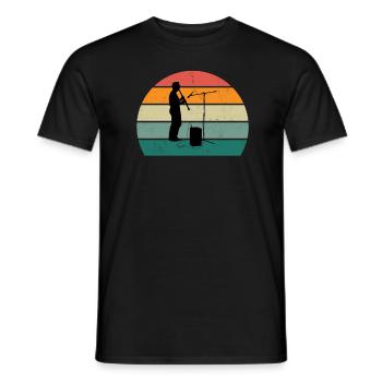 Clarinet player Clarinet player Clarinet - Men's T-Shirt - black - Front - AI Model Male 178 light (178cm)