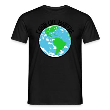 Nature Conservation Climate Conservationists Sea - Men's T-Shirt - black - Front - AI Model Male 178 light (178cm)