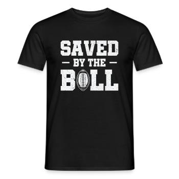 Fußball gerettet von Thr Sports Fußballspieler - Männer T-Shirt - Schwarz - Vorne - AI Model Male 178 light (178cm)