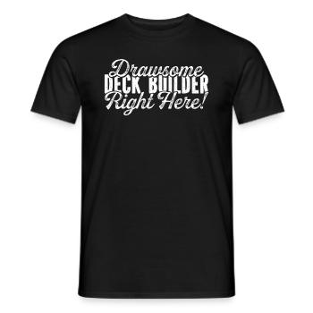 Packs booster de jeu de collection de jeux de cartes à collectionner - T-shirt homme - noir - Devant - AI Model Male 178 light (178cm)