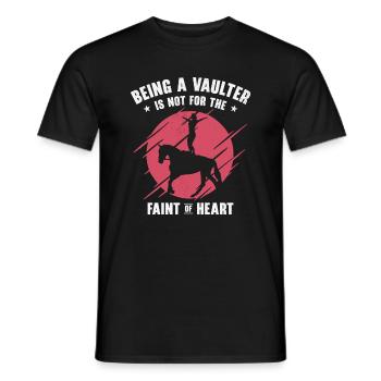 Pferdesport Voltigieren Voltigierer Reiten - Männer T-Shirt - Schwarz - Vorne - AI Model Male 178 light (178cm)