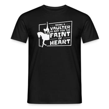 Pferdesport Voltigieren Voltigierer Reiten - Männer T-Shirt - Schwarz - Vorne - AI Model Male 178 light (178cm)