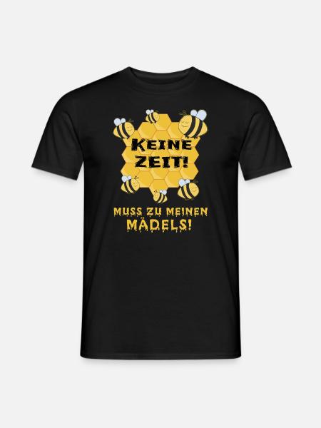 Imker Lustiger Spruch - Männer T-Shirt - Schwarz