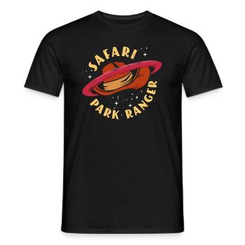 African Safari Park Ranger Guide - Men's T-Shirt - black - Front - AI Model Male 178 light (178cm)