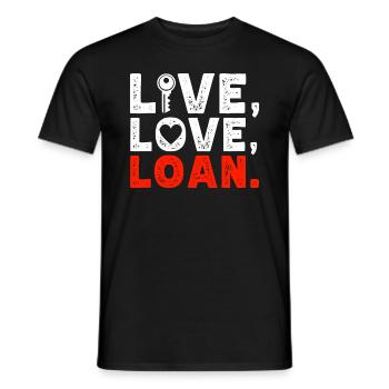 Neue Hauseigentümer Einweihung Lustig Leben, - Männer T-Shirt - Schwarz - Vorne - AI Model Male 178 light (178cm)