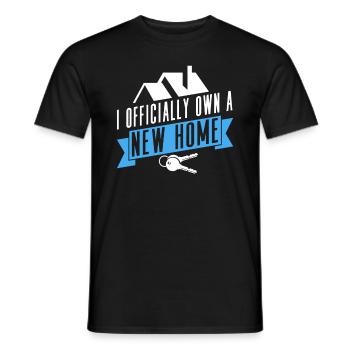 Neuer Hausbesitzer Einweihung Offizielle - Männer T-Shirt - Schwarz - Vorne - AI Model Male 178 light (178cm)
