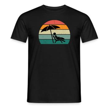 Reisen Reisender Reisender Ferien Urlauber Urlaub - Männer T-Shirt - Schwarz - Vorne - AI Model Male 178 light (178cm)