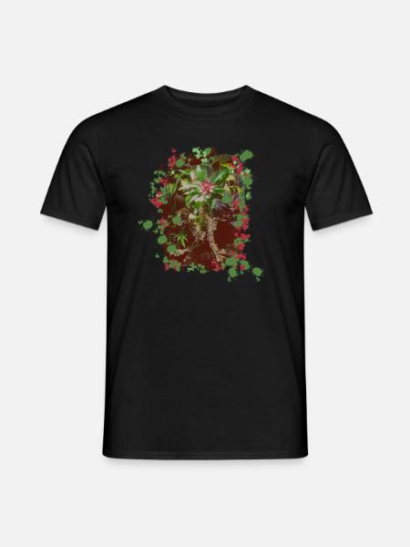 Terrarium | Flaschengarten - Männer T-Shirt - Schwarz