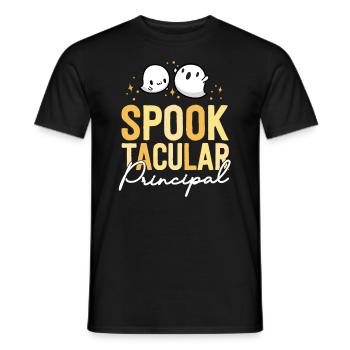 Principal Halloween School Party Matching Front - Men's T-Shirt - black - Front - AI Model Male 178 light (178cm)