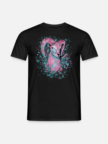 Aries Vaporwave - Men's T-Shirt - black