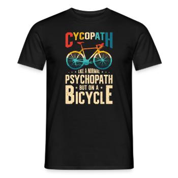 Lustige Radfahrer Radfahrer Fahrrad Fahrrad Berg - Männer T-Shirt - Schwarz - Vorne - AI Model Male 178 light (178cm)