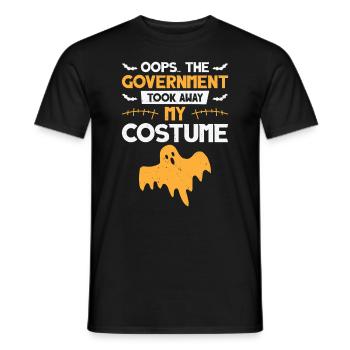 Halloween Kostüm Wähler Wahl Politiker Abstimmen - Männer T-Shirt - Schwarz - Vorne - AI Model Male 178 light (178cm)