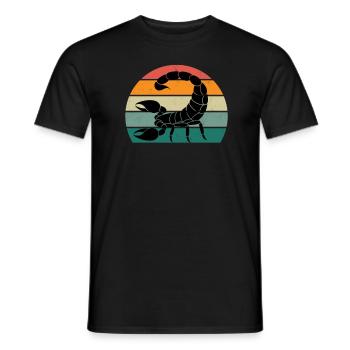 Scorpions Scorpion Spine Desert Scorpion - Men's T-Shirt - black - Front - AI Model Male 178 light (178cm)