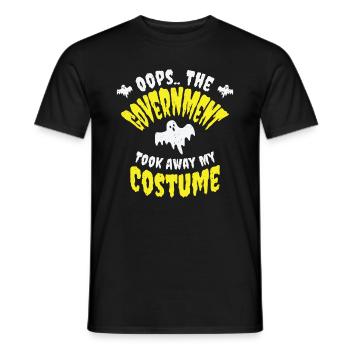 Halloween Kostüm Wähler Wahl Politiker Abstimmen - Männer T-Shirt - Schwarz - Vorne - AI Model Male 178 light (178cm)