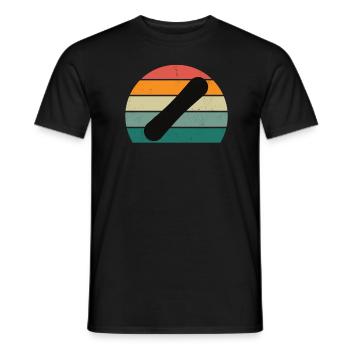 Snowboard Snowboarder Snowboarder Slope Neige - T-shirt homme - noir - Devant - AI Model Male 178 light (178cm)