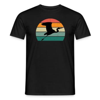Stork Stork Baby Children Child Beak Stork - Men's T-Shirt - black - Front - AI Model Male 178 light (178cm)