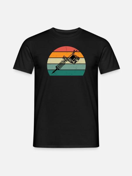 tatoo tattoo tattoowierer tattowierer körperkunst - Männer T-Shirt - Schwarz
