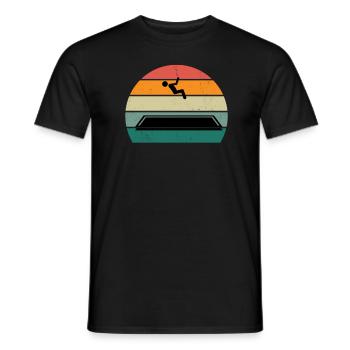 Trampoline jumper Trampoline jumper Trampoline - Men's T-Shirt - black - Front - AI Model Male 178 light (178cm)
