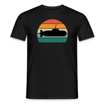 U-Bootfahrer U-Bootfahrerin Unterseeboot U-Boot - Männer T-Shirt - Schwarz - Vorne - AI Model Male 178 light (178cm)