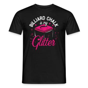 Pocketologist Billard Piscine Billard 8 Femme - T-shirt homme - noir - Devant - AI Model Male 178 light (178cm)