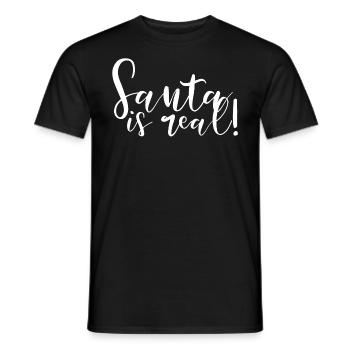 Santa Claus Nikolaus Weihnachtsmann Xmas Fun - Männer T-Shirt - Schwarz - Vorne - AI Model Male 178 light (178cm)
