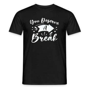 Gelassenheit Mitarbeiter Entspannen Inspirierende - Männer T-Shirt - Schwarz - Vorne - AI Model Male 178 light (178cm)