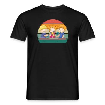 Science Scientifique Recherche Connaissances - T-shirt homme - noir - Devant - AI Model Male 178 light (178cm)