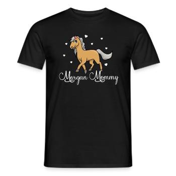 Pferdeliebhaber - Morgan Mommy - Männer T-Shirt - Schwarz - Vorne - AI Model Male 178 light (178cm)