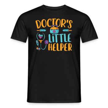 Doctor's Little Helper Kiddie Health Kit Kid - Männer T-Shirt - Schwarz - Vorne - AI Model Male 178 light (178cm)