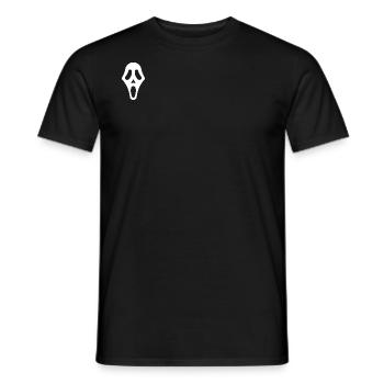 SCREAM Design Horreur Motif Noir & Blanc - T-shirt homme - noir - Devant - AI Model Male 178 light (178cm)