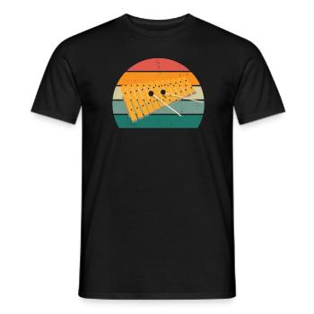 Xylophone Lecteur de Xylophone Lecteur de musique Xylophoniste - T-shirt homme - noir - Devant - AI Model Male 178 light (178cm)