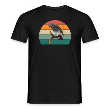 oiseaux vol planeur air plumes plumes vol oiseau - T-shirt homme - noir - Devant - AI Model Male 178 light (178cm)