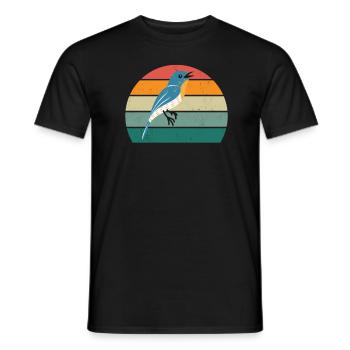 oiseaux vol planeur air plumes plumes vol oiseau - T-shirt homme - noir - Devant - AI Model Male 178 light (178cm)