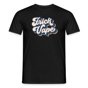 Frick Vape Retro Anti Vaping kein Vape FRICK VAPE - Männer T-Shirt - Schwarz - Vorne - AI Model Male 178 light (178cm)