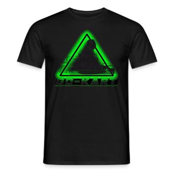 Faire du karting - T-shirt homme - noir - Devant - AI Model Male 178 light (178cm)