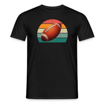 États-Unis Américains États-Unis - T-shirt homme - noir - Devant - AI Model Male 178 light (178cm)
