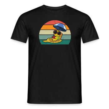 Reisen Reisende Reisender Urlaub Urlauberin Ferien - Männer T-Shirt - Schwarz - Vorne - AI Model Male 178 light (178cm)