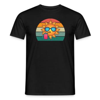 Reisen Reisende Reisender Urlaub Urlauberin Ferien - Männer T-Shirt - Schwarz - Vorne - AI Model Male 178 light (178cm)